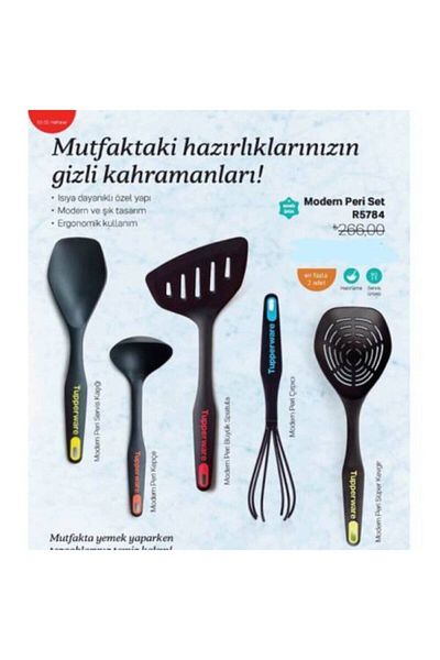 Tupperware Modern Fairy Set 5-Piece Service Set Service Set