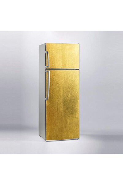 StickerArt Buzdolabı Sticker Kaplama Dolap Kaplama Etiketi Altın Doku