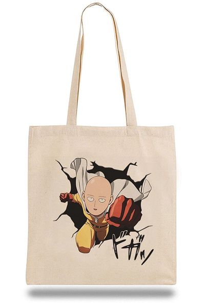 QIVI Υφασμάτινη τσάντα Anime One Punch Man