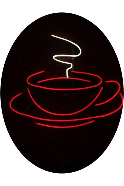 euroneon Neon Led Decorative Coffee Figure