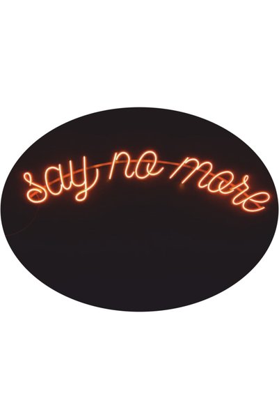 euroneon Neon Led Decorative Text Say No More