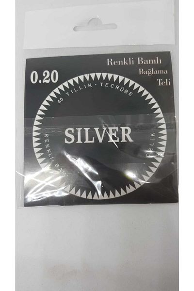 Silver&Silver Silver Quality Tie Wire 0.20