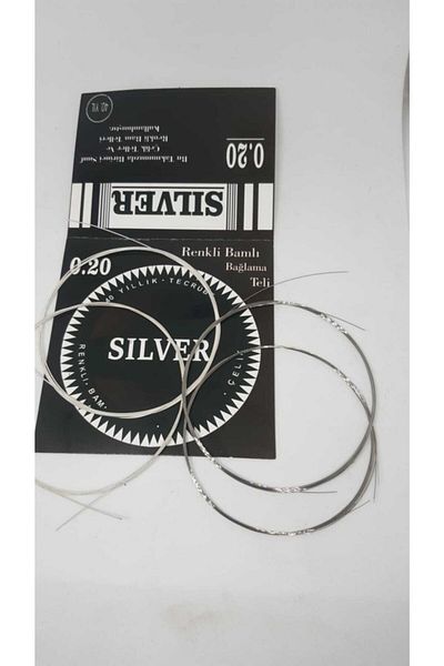 Silver&Silver Silver Quality Tie Wire 0.20