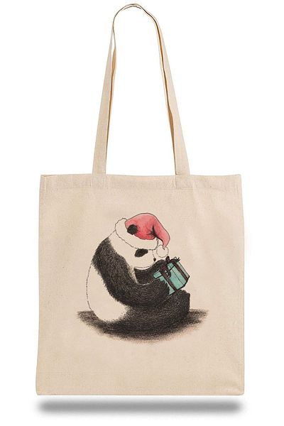 QIVI Geantă de stofa Panda