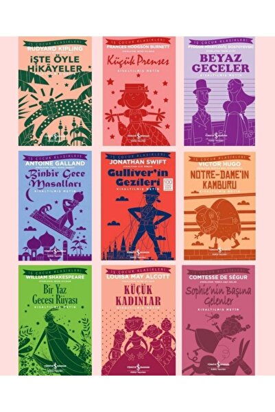 TÜRKİYE İŞ BANKASI KÜLTÜR YAYINLARI Iş Bankası Ilköğretim Dünya Çocuk Klasikl...