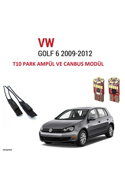 GPR AUTO PARTS Volkswagen Golf Mk6 T10 Plaka Led Lambası Ve Canbus Modülü