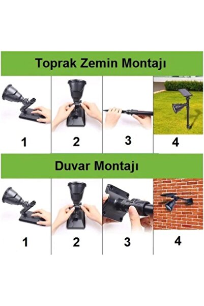 Forlife 15w Güneş Enerjili Solar Bahçe Armatürü - Günışığı Renk 15 W Gün Işığ