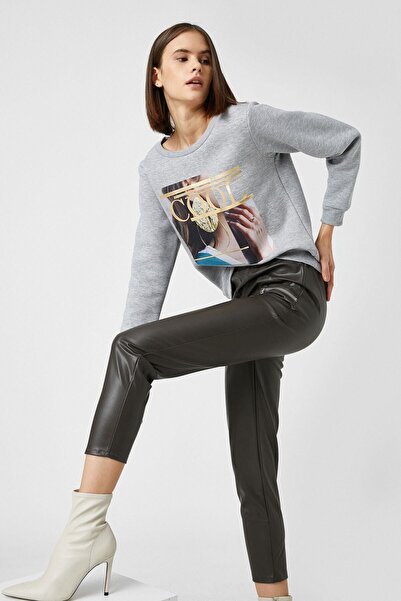 Koton Tricou gri de damă 1kak13920ek