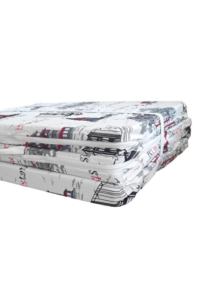 Vip Home Concept Market Ürünleri Istanbul Desen Katlanır Tek Kişilik Portatif...