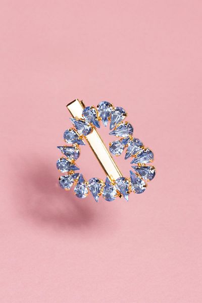 BAHELS Cataramă creion cu inimă de piatră de cristal cu design special pentru femei