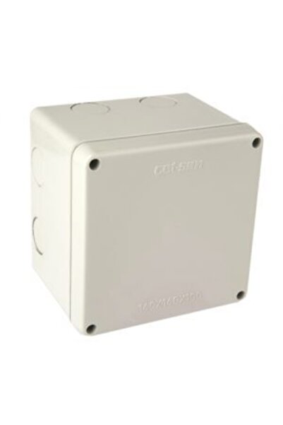 Çetsan 140x140x100 Thermoplastic Polycarbonate Junction Box (6 Pieces)