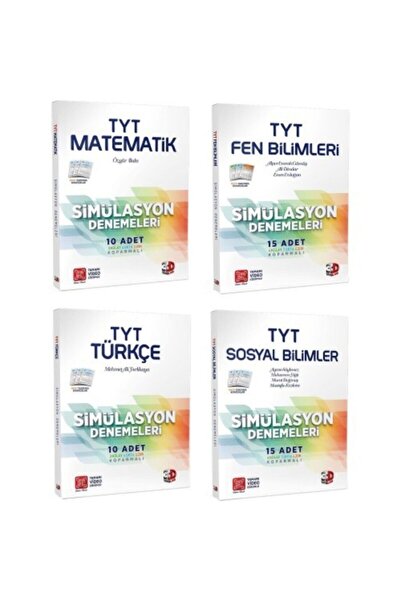 3D Yayınları Çözüm Tyt Simülasyon Denemeleri 4'lü Set