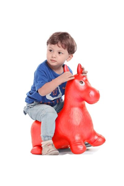 Genel Markalar Şişme Hayvan Geyik Eşek Zıp Zıp Pilates & Jimnastik Şişme Hayvan Geyik At Eşek Çocuk Oyuncak Pompalı