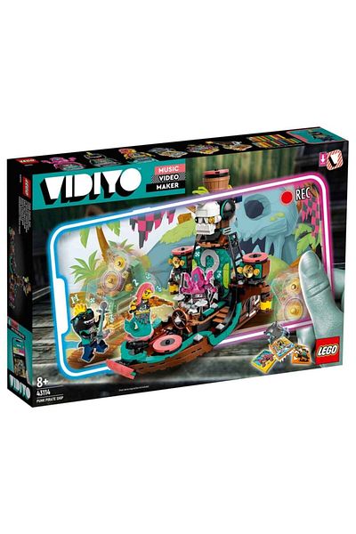LEGO Video Punk Pirate Ship 43114 Building Set Toy; Kids Own Music Clips