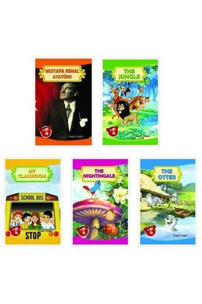 Ata Yayıncılık 4th Grade English Stories 5 Books