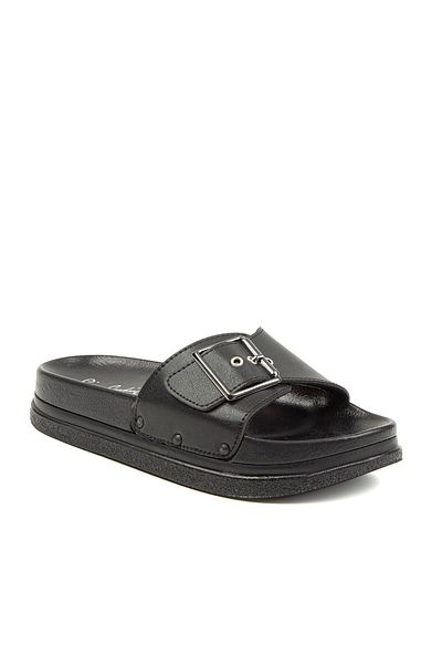 Pierre Cardin Women's Black Slippers Pc-6787