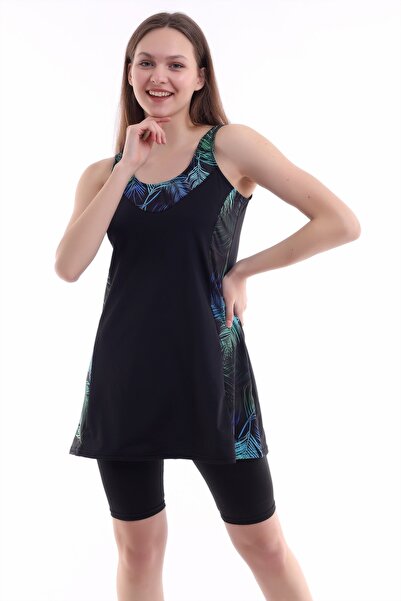 Aykum Mayo Kadın Taytlı Elbiseli Mayo