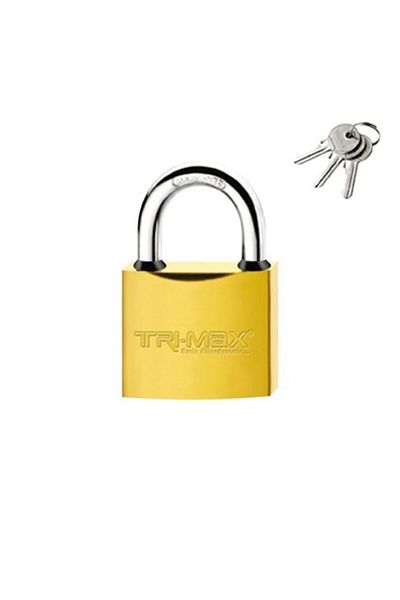 Trimax Trimax 50 mm Yellow Padlock