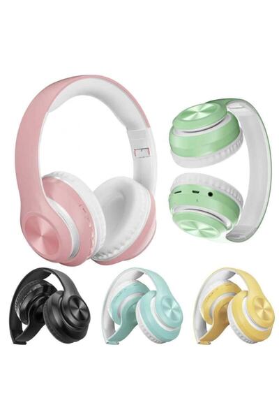 Torima P68 Bluetooth Stereo Kulaklık - Pembe