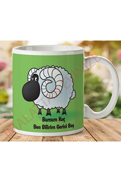 ART HEDİYE Aries Zodiac Sign Two Side Printed Mug