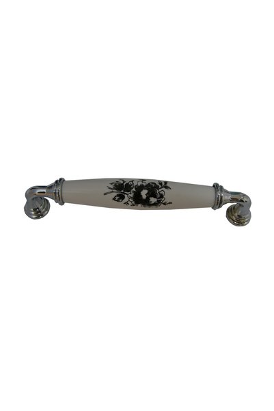Ram-sü Plain Polymer 5-Piece Price 128mm Chrome Black Patterned Handle