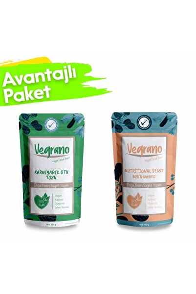 Vegrano Karnıyarık Otu Tozu (psyllium Tozu) 100 G + Nutritional Yeast (besin ...