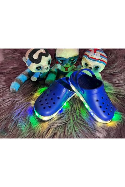 Akınal Bella Akınelbella Sole Colorful Lighted Children's Slippers