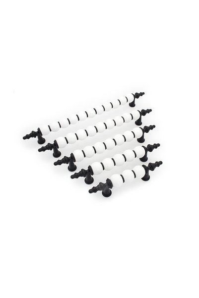 Ram-sü Defne Misket 5 Piece Price 160mm Black White Furniture Handle