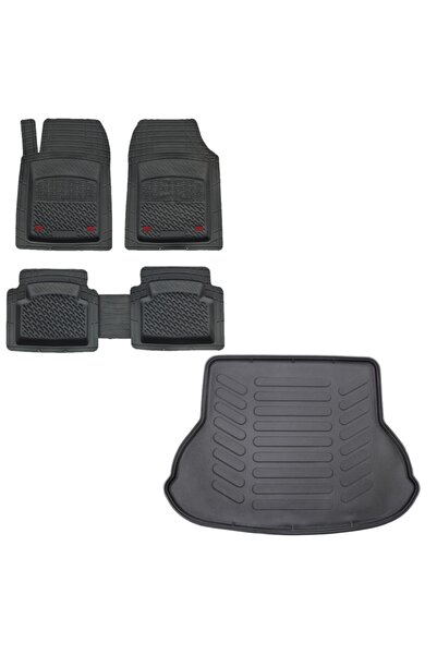 Lunga Fıat Lınea 2015 Ile Uyumlu Siyah Paspas Ve Bagaj Havuzu Seti