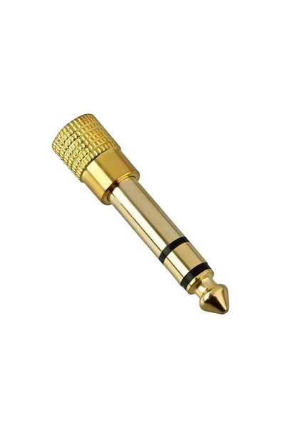 Manuel Raymond Rca Female to 6.3 Mm Nail Converter Mono Jack Gold