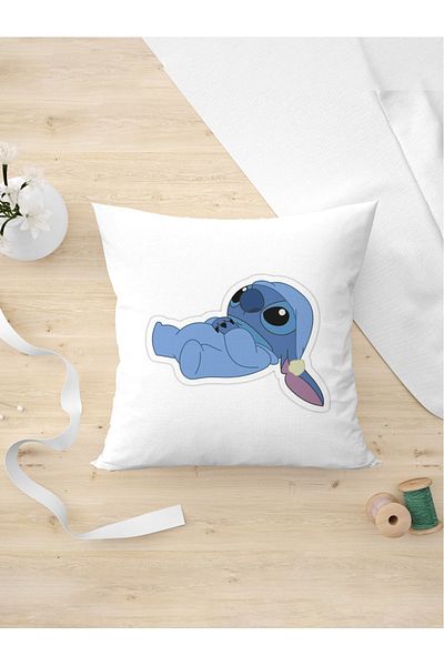 Panorama Ajans Sleeping Stitch Pillow Case for Stitch Lovers