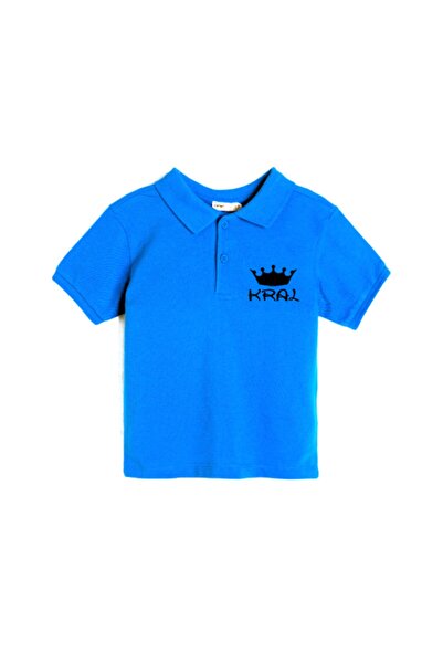 HediyeMania Μπλουζάκι με μπλουζάκι με γιακά πόλο για αγόρια Μπλουζάκι με γιακ...