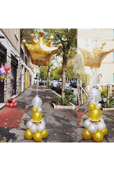 Generic Brand King Crown Figure Foil Balloon King Party Themed Gold 45 cm (18...