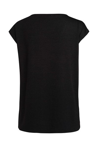 PIECES Schwarz gestreiftes Damen-T-Shirt 17078572 PCBILLO