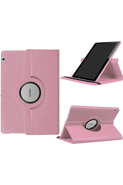 CepLab Huawei MediPad T5 10.1 inç Uyumlu Kılıf 360° Ayarlanabilir Standlı Tab...
