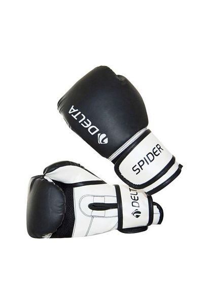 Delta Spider Dura-strong Black Boxing Gloves