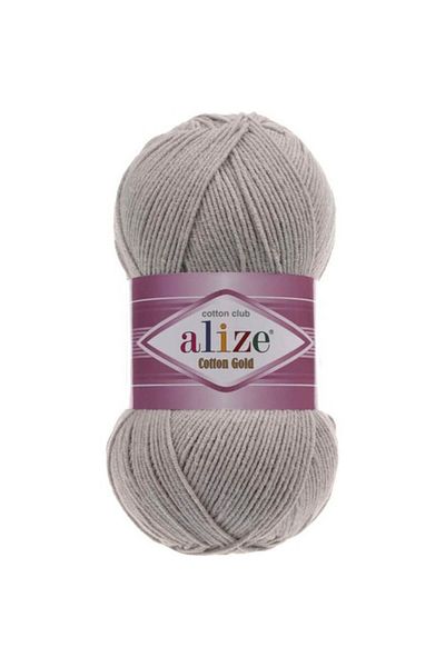 Alize 5 Τεμάχια Βαμβακερό Χρυσό 200 Μανιτάρι Γκρι