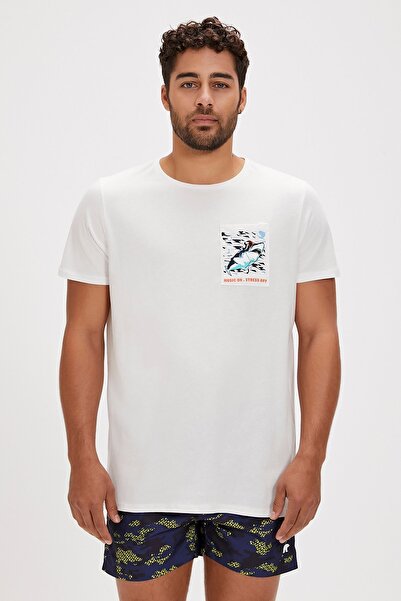 Bad Bear WHITE FRANCIS Men's T-SHIRT