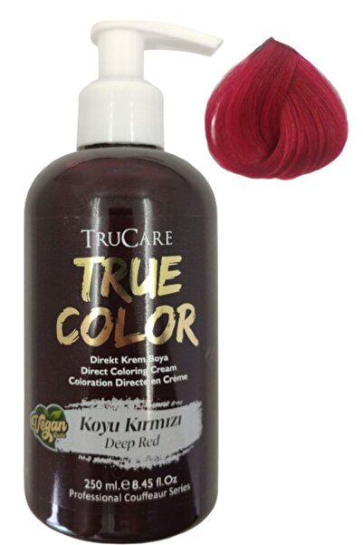 Trucare Truecolor 250ml Renkli Saç Boyası Koyu Kırmızı