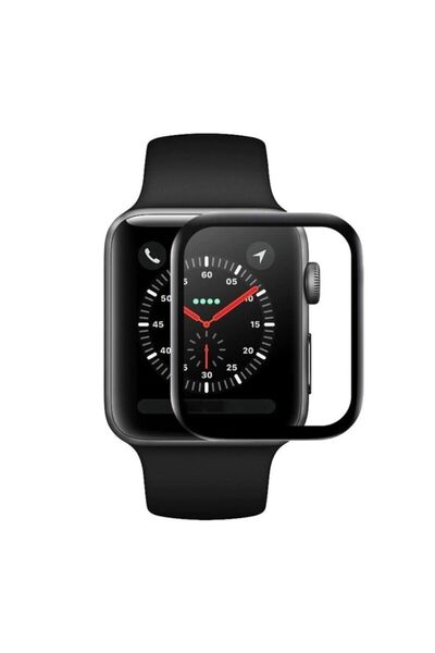 CONOCER Apple Watch 38mm (2-3-4-5-6-SE) 3D Tam Kapatan Kavisli Ekran Koruyucu...