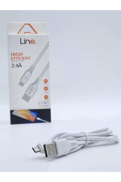 2.4A USB girişli Micro hızlı şarj kablosu