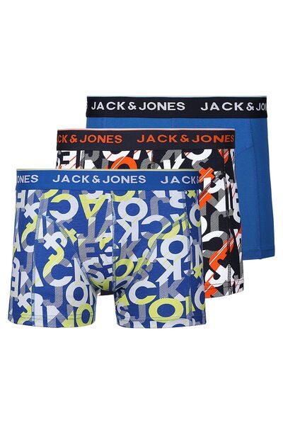 Jack & Jones Мъжки боксьорски пакет от 3 части - лого