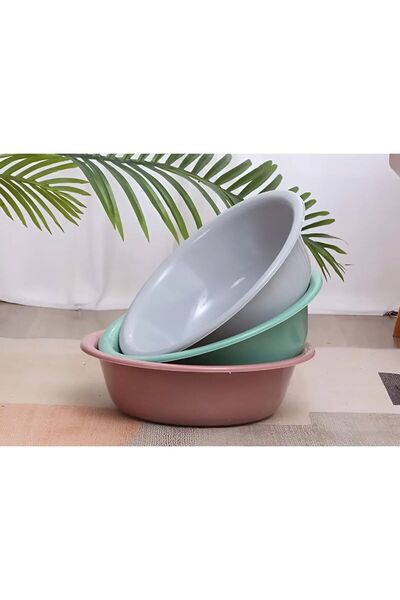 Metler Sıg Kırılmaz Plastik Leğen Çamaşır Legeni Bulaşık Legeni,Hamur Legeni Lenger Legen Kırmızı 40 Cm