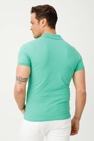 İgs Ανδρικό μπλουζάκι με λαιμόκοψη Nile Green Standard Polo