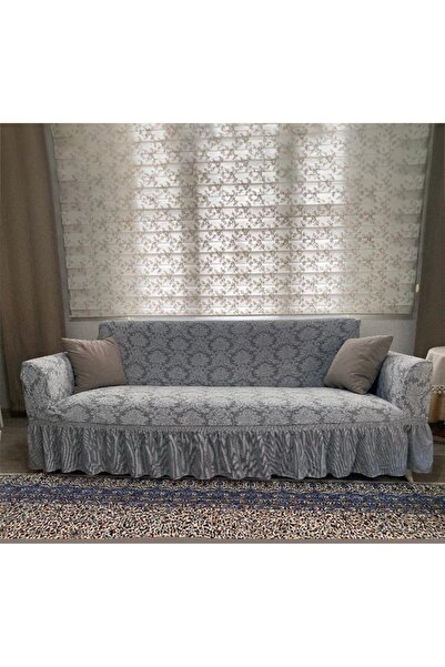 UYUMEV Husă pentru scaun cu model jacquard și osmal pentru 3 persoane - 1 buc...