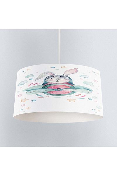 Else Dekor Gazelle Animal Flower Patterned Children's Baby Room - Pendant Chandelier