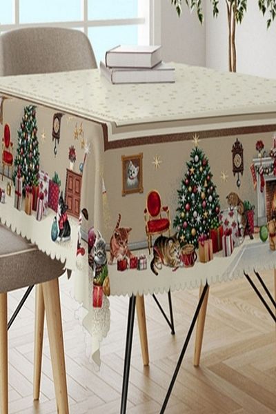 Else Dekor Декоративна покривка за маса Else New Year Concept, устойчива на петна, PS47