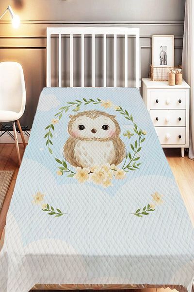 Else Dekor Crescent and Star Gazelle Patterned - Single Children's Pique Set