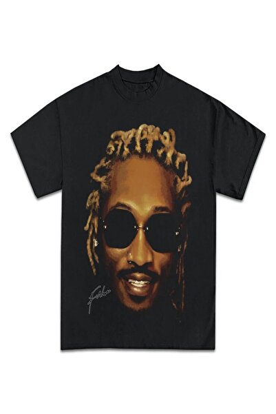 The Baski تي شيرت مطبوع عليه فيوتشر هندريكس باللون الأسود للجنسين