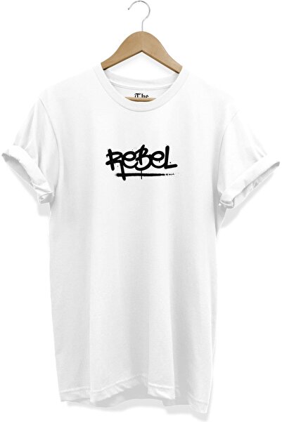 The Baski Bela unisex majica Rebel Grafiti print Cool kratkih rukava T-shirt